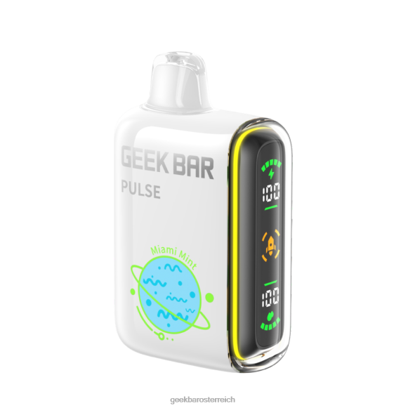 Geek Bar E Zigarette - Geek Bar Pulse 15.000 Einweg-Vaporizer Miami-Minze 826TL56