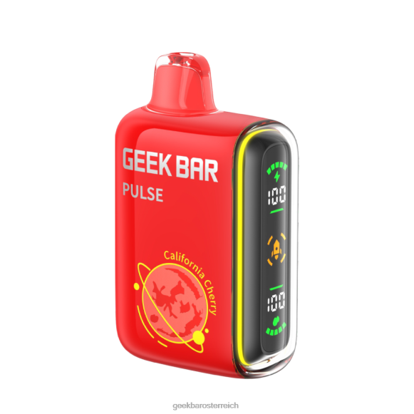 Geek Bar E Zigarette - Geek Bar Pulse 15.000 Einweg-Vaporizer kalifornische Kirsche 826TL46