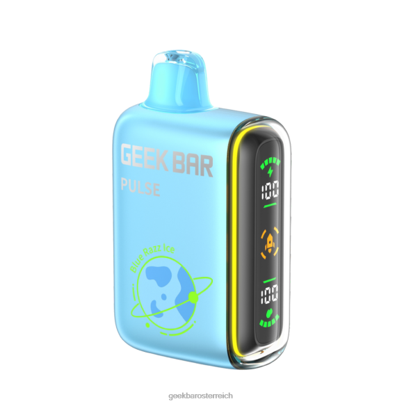 Geek Bar Einweg E-Zigarette - Geek Bar Pulse 15.000 Einweg-Vaporizer blaues Razz-Eis 826TL45