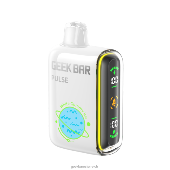 Geek Bar Kit - Geek Bar Pulse 15.000 Einweg-Vaporizer weißes Gummieis 826TL68