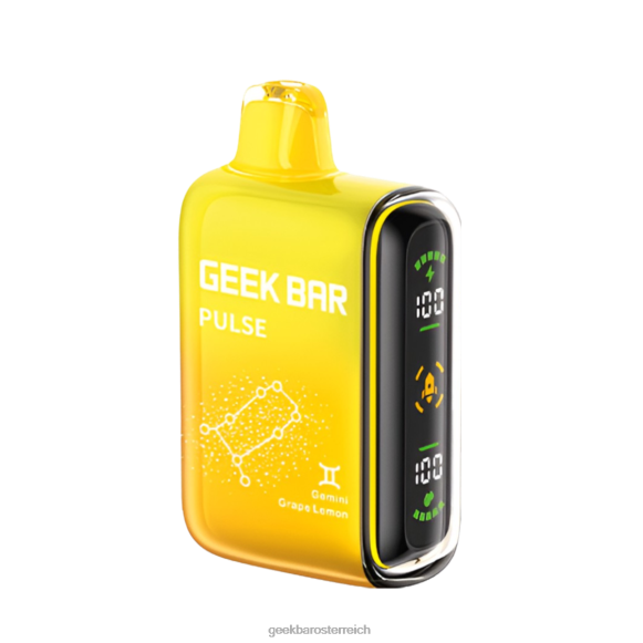 Geek Bar Vape - Geek Bar Pulse 15.000 Einweg-Vaporizer Zwillinge Traube Zitrone 826TL50