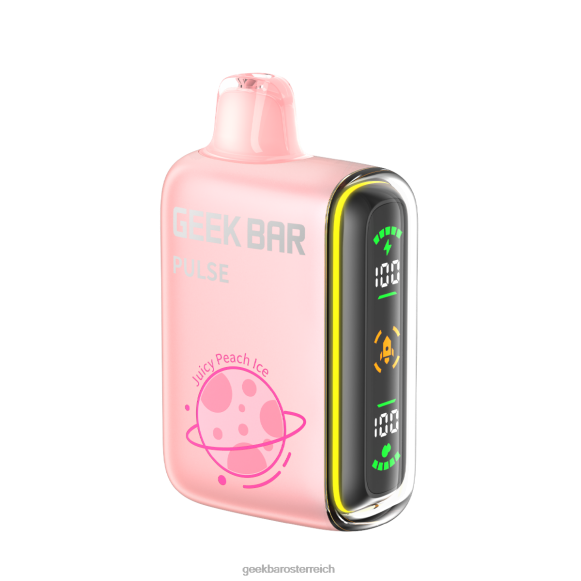 Geek Bar Österreich - Geek Bar Pulse 15.000 Einweg-Vaporizer saftiges Pfirsicheis 826TL51