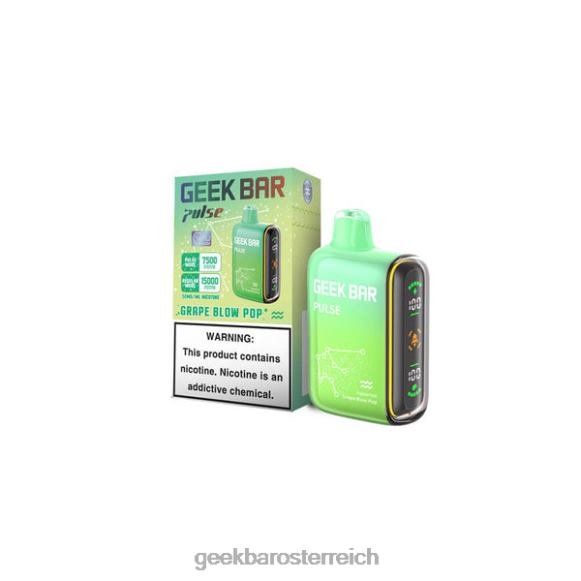 Geek Vape Verdampfer - Geek Bar Pulse Einweg Trauben-Blow-Pop 826TL9