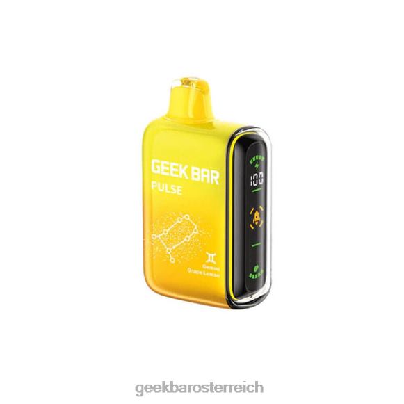 Geek Vape Verdampfer - Geek Bar Pulse Einweg Traubenzitrone 826TL19